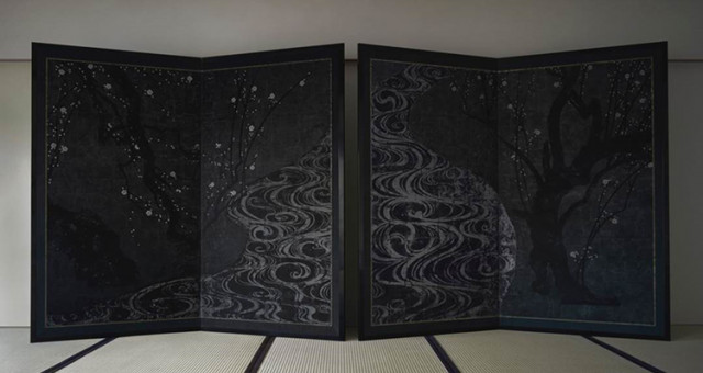 thumb-red-and-white-plum-blossoms-under-moon-light